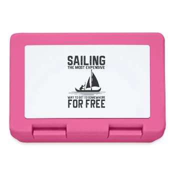 Segeln & Geschenk Für Kapitäne & Segler - Brotdose - Pink - Vorne
