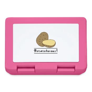Vegetables Hobby Chef Cute Potatoes Potatolicious - Lunchbox - pink - Front