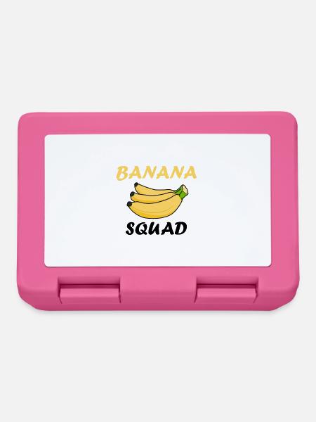 Banana Squad Süßes Sprichwort - Brotdose - Pink