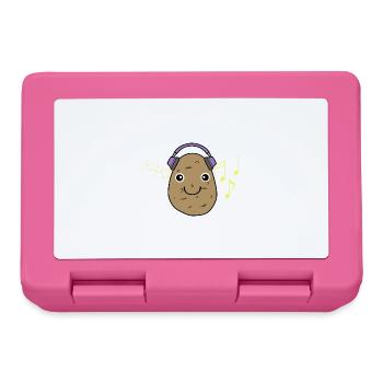 Musicien de musique Hobby Chef Cute Potatoe - Boîte à goûter - rose - Devant