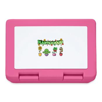 Plantilicious Gardening Lustiges Sprichwort - Brotdose - Pink - Vorne