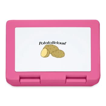 Potatolicious Vegetables Healthy Eating Potatoes - Lunchbox - pink - Front