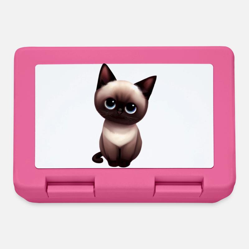 Burmese cat - Brotdose - Pink