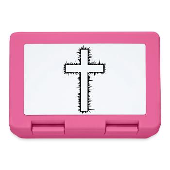 Kreuz (V) - Brotdose - Pink - Vorne
