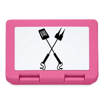 Das Grillbesteck für Kölner Grillmeister aus Köln - Brotdose - Pink - Vorne