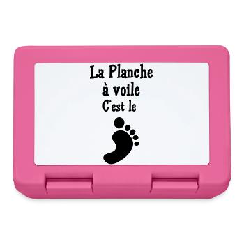 Planche à voile / Véliplanchiste / Windsurf / - Boîte à goûter - rose - Devant