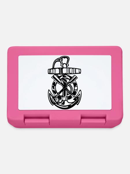 Anker, Maritimes, Rettungsring - Brotdose - Pink