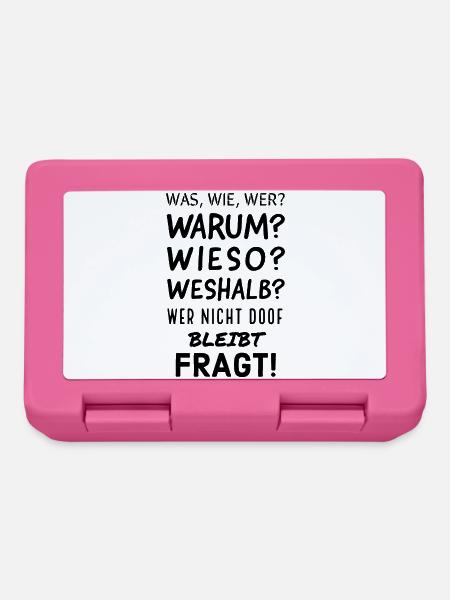 Abstrakter Farbverlauf mit geometrischen Formen - Brotdose - Pink
