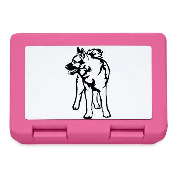 Norwegischer Elchhund - Brotdose - Pink - Vorne