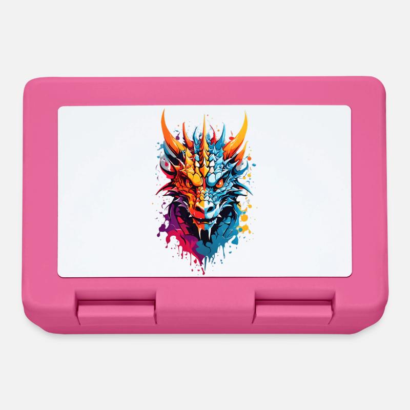 Coole Drache - Brotdose - Pink