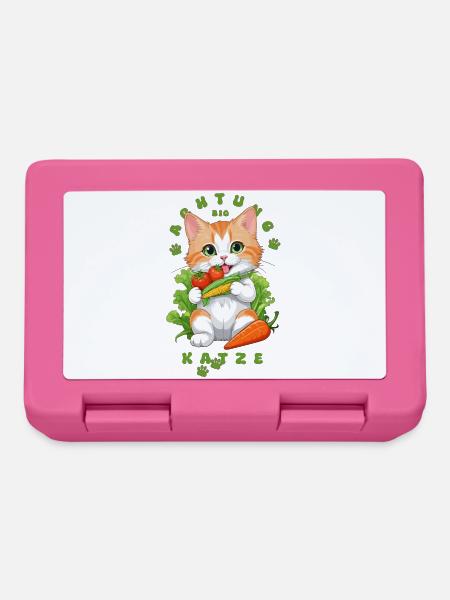 Bio Katze - Brotdose - Pink