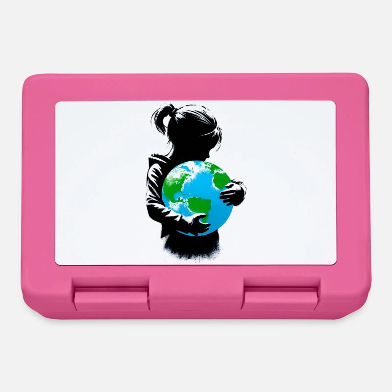 Planet Earth - Lunchbox - pink