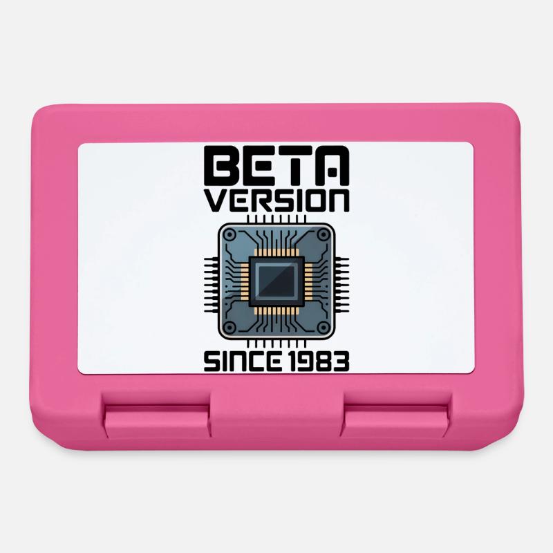 Conception futuriste de l’écran à micropuce - Boîte à goûter - rose