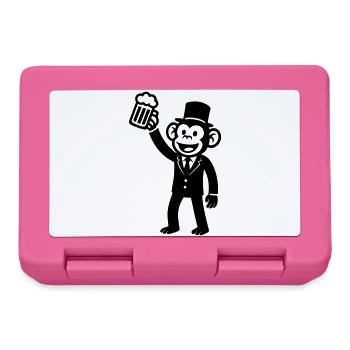 Monkey Bachelor Party Beer - Lunchbox - pink - Front