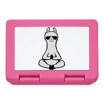 Lama Cool Zen Meditation Sonnenbrille Entspannt - Brotdose - Pink - Vorne