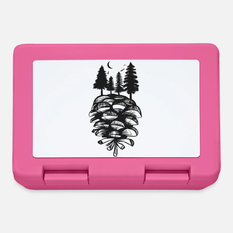 Pine Cone Nature Forest - Lunchbox - pink