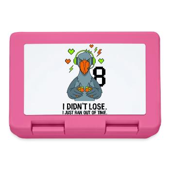 Je n’ai pas perdu mon 8e anniversaire, Shoebill - Boîte à goûter - rose - Devant