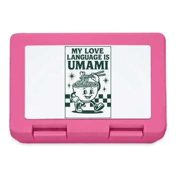 Umami Is Love | Ramen Noodles - Lunchbox - pink - Front