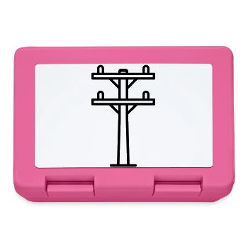 Strommast - Brotdose - Pink - Vorne