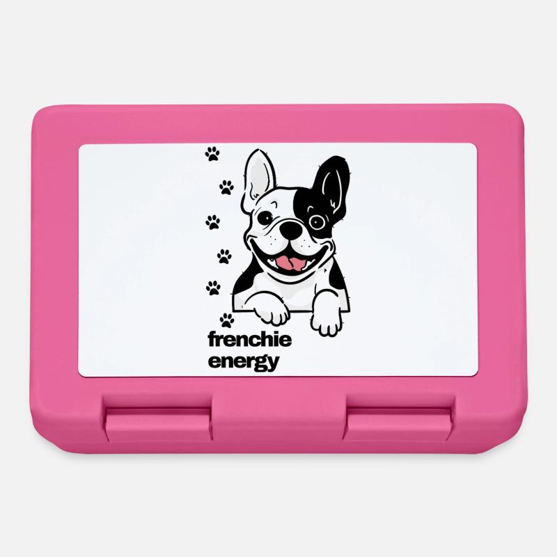 Frenchie Energy - Lunchbox - pink