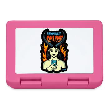 Chronically Online Inferno Maiden - Lunchbox - pink - Front