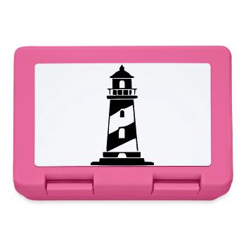 Norddeutschland Nordsee Ostsee Urlaub Geschenk - Brotdose - Pink - Vorne