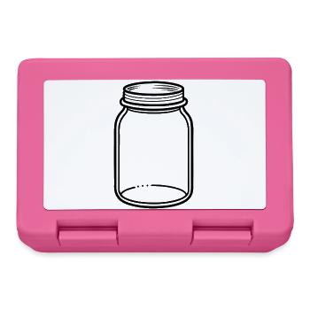 Mason Jar - Lunchbox - pink - Front
