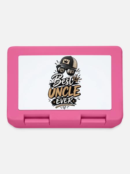 Bester Onkel aller Zeiten draußen - Brotdose - Pink