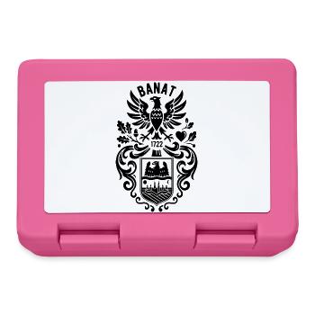 Banater Schwaben | Wappen | Tradition - Brotdose - Pink - Vorne