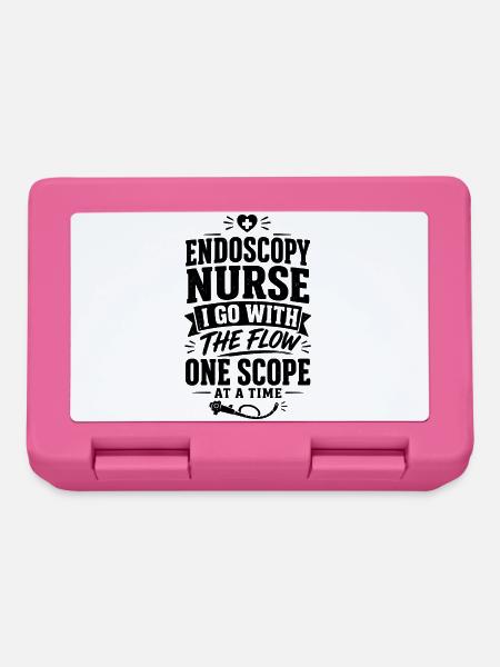 Endoskopie Pflege - Brotdose - Pink
