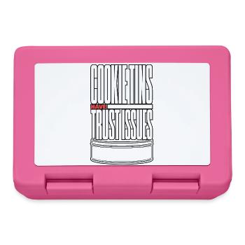 Keksdose – Cookie Tins Have Trust Issues - Brotdose - Pink - Vorne