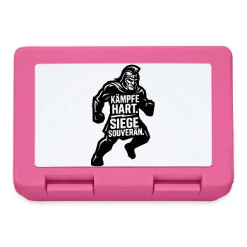 Kämpfe hart siege souverän - Brotdose - Pink - Vorne