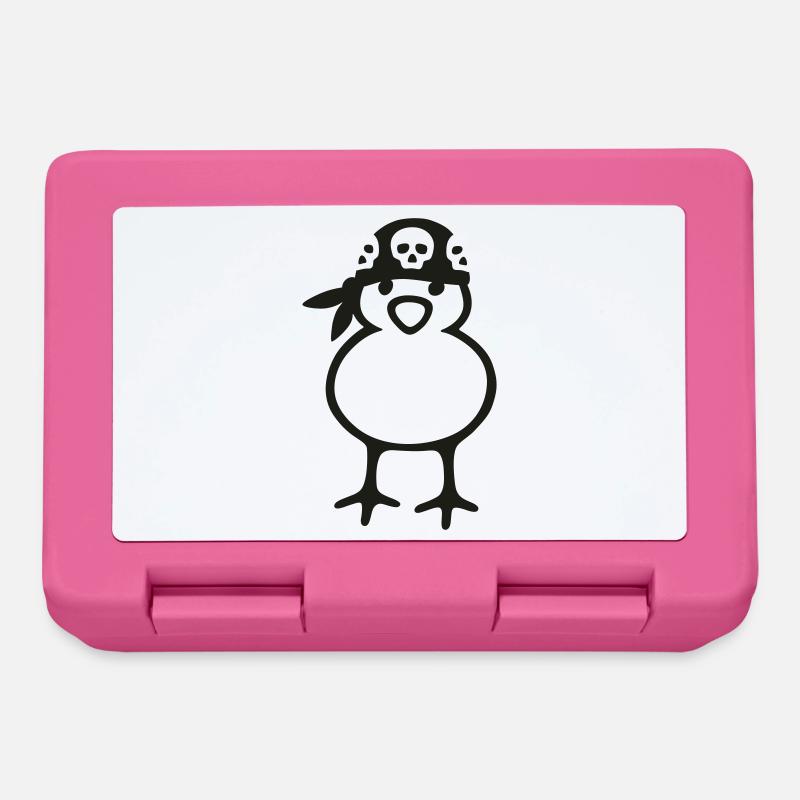 pirate chick - Boîte à goûter - rose