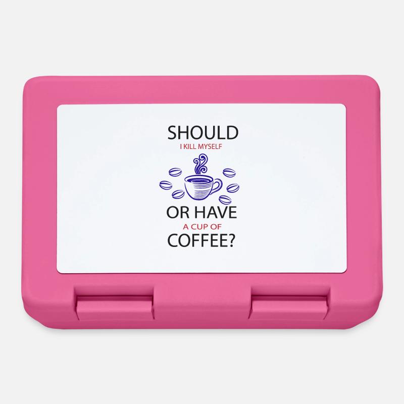 Vous ne pouvez pas vous passer de café - Boîte à goûter - rose