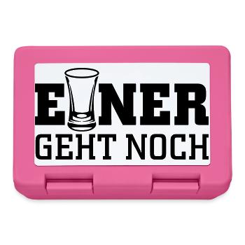 Einer geht noch - Brotdose - Pink - Vorne