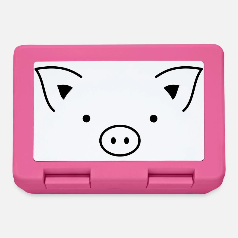 Schwein Sau Schweinchen Ferkel Eber I Geschenkidee - Brotdose - Pink