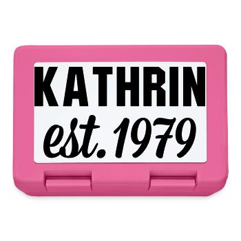 Kathrin est 1979 - Brotdose - Pink - Vorne