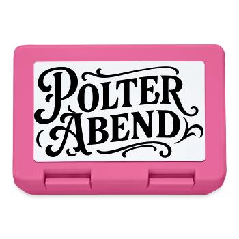 Polter Abend Bräutigam Party - Brotdose - Pink - Vorne