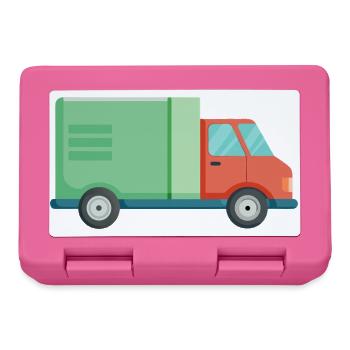 Lieferauto - Brotdose - Pink - Vorne