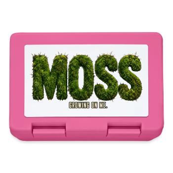 MOSS – Growing Inside Me | Botanical pun - Lunchbox - pink - Front