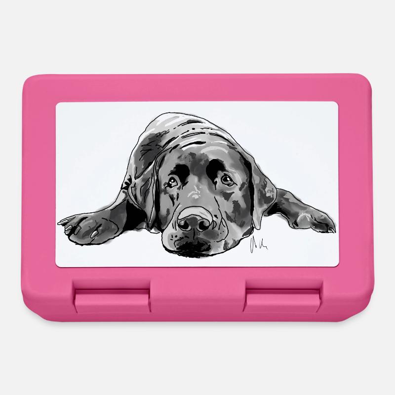 Labrador - Brotdose - Pink