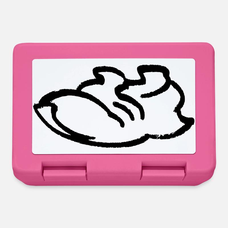 Contour de la chaussure de course - Boîte à goûter - rose
