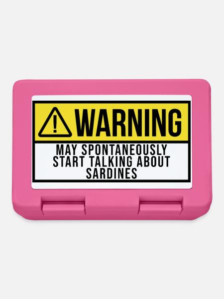 Sardine Sardine Sardine - Brotdose - Pink