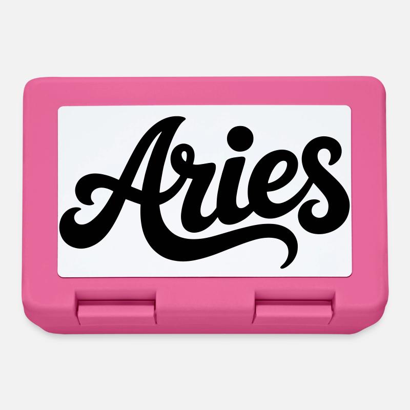 Widder - Sternzeichen Design - Brotdose - Pink