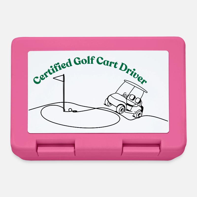 Certified golf cart driver - Lunchbox - pink