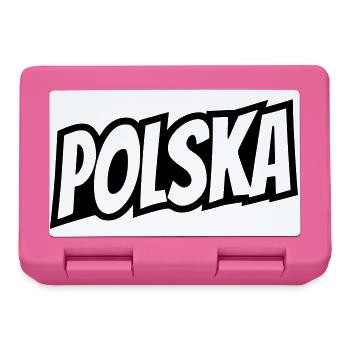 Polska - Poland Lettering - Lunchbox - pink - Front