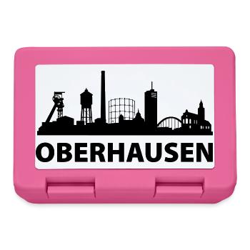 Oberhausen Skyline - Brotdose - Pink - Vorne