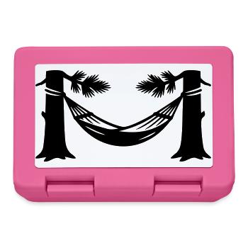 Haengematte Wald Silhouette - Brotdose - Pink - Vorne