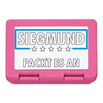 SIEGMUND - Brotdose - Pink - Vorne