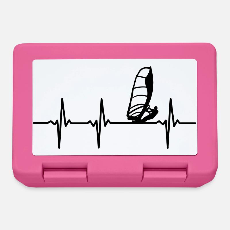 Windsurfer EKG - Brotdose - Pink